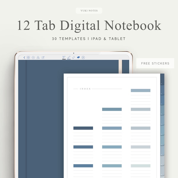 Digital Notebook Etsy