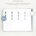 12 Tab Landscape Digital Notebook Hyperlinked PDF Lined - Etsy