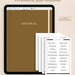 5 Tab Digital Notebook Hyperlinked PDF Lined Grid Dotted - Etsy