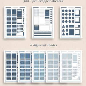 12 Tab Digital Notebook, Hyperlinked PDF, Lined, Grid, Dotted, Blank, Cornell, Stickers, Bujo, Digital Planner, Goodnotes, Notability image 6