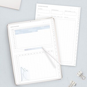Undated Digital Planner, Goodnotes Template, Hyperlink Tabs, Digital ...
