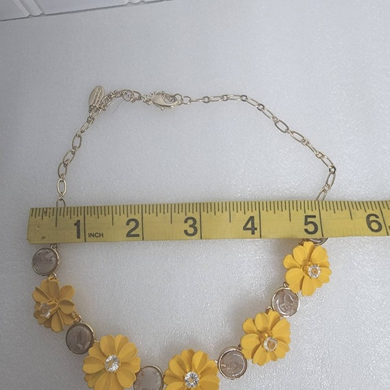 Ann Taylor  loft factory  yellow  and goldtone  n… - image 2