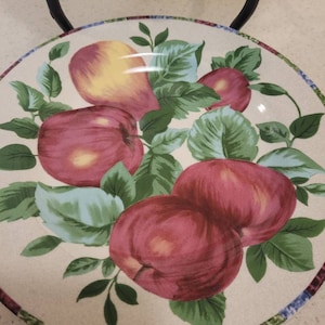 8&quot; Apples Pear Stoneware Dessert & Salad Plate The Sakura Table Sonoma Oneida