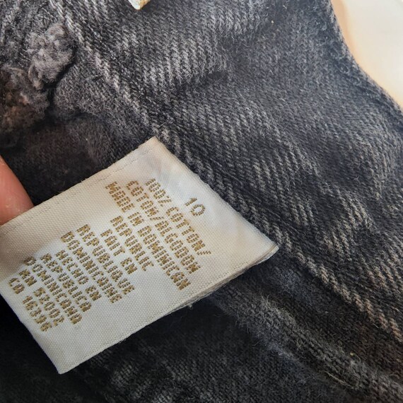 Vtg lizclaiborne  black color  Jean size 10 100% … - image 9