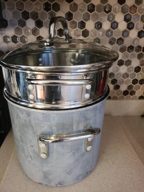 CALPHALON Commercial 8 Qt Quart Stock Pot 808 With Lid 310