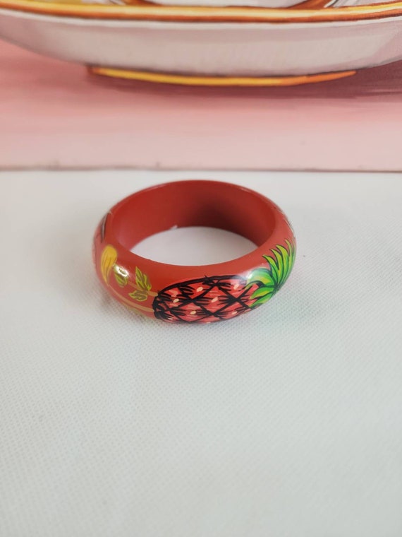 Vintage  fruit pattern bracelets - image 4