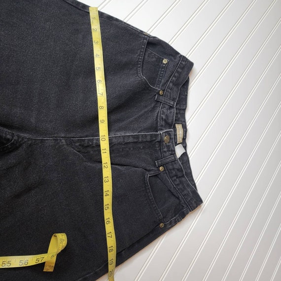 Vtg lizclaiborne  black color  Jean size 10 100% … - image 5