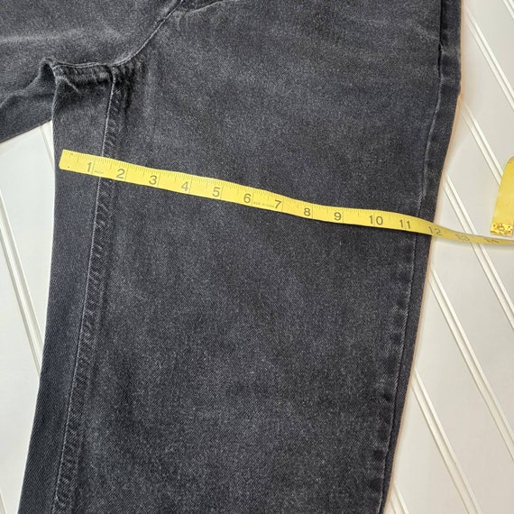 Vtg lizclaiborne  black color  Jean size 10 100% … - image 7
