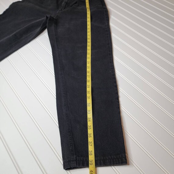 Vtg lizclaiborne  black color  Jean size 10 100% … - image 2