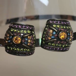 Vintage multicolor  Heidi daus earrings