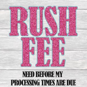 Rush Order Upgrade | Priority Processing Add-On | Skip the Line Fee | Expedited Order
