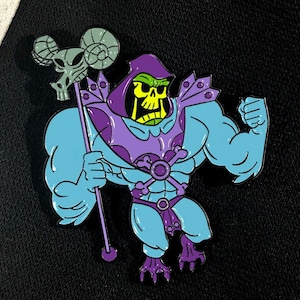 Masters of the Universe MOTU Skeletor Enamel Pin