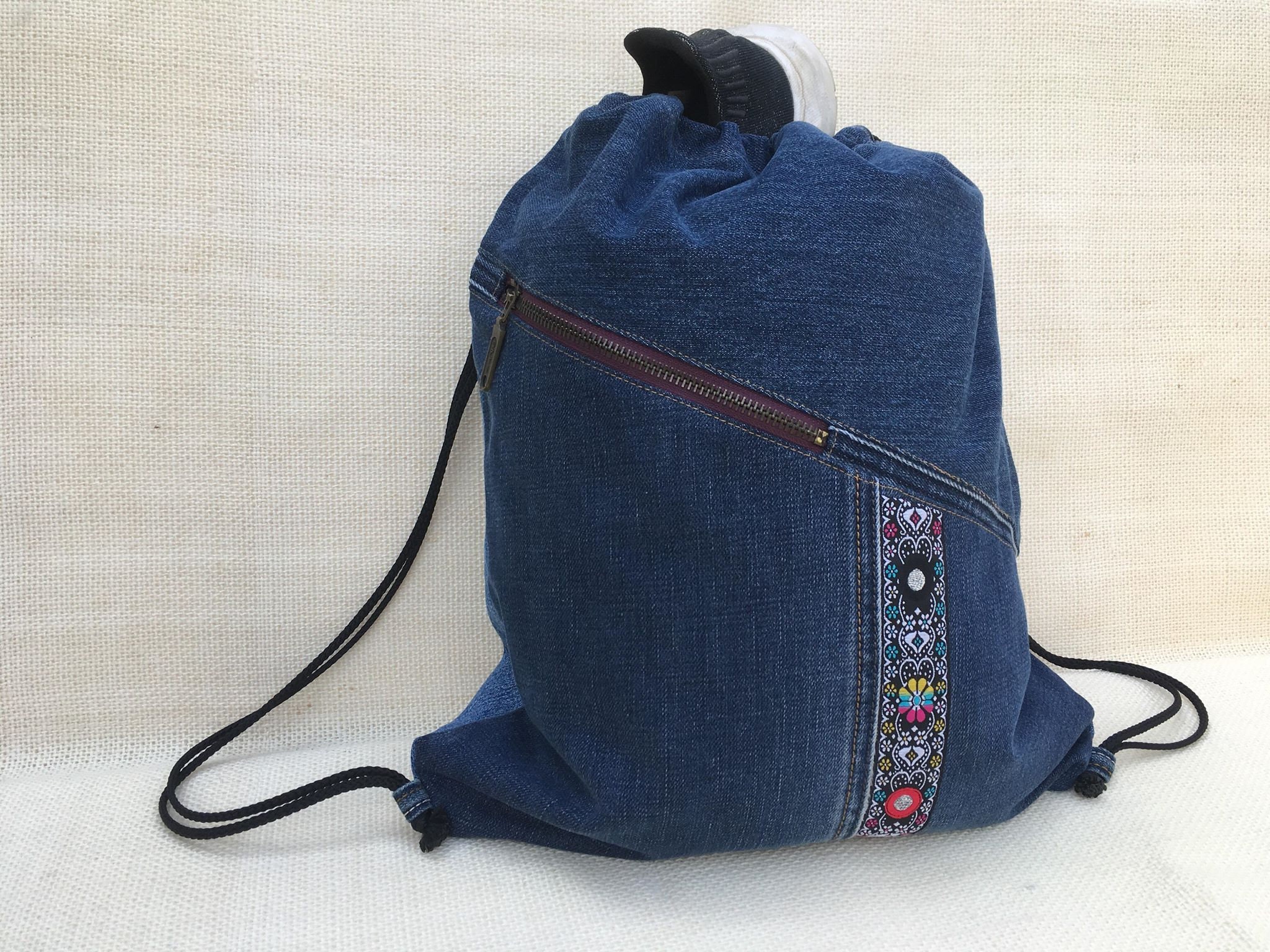 Denim bag Etsy