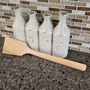 Handmade Wood Spatula in Reclaimed Cherry Hardwood/Handmade Kitchen Utensils/Eco Friendly USA Made/Fast And Free Shipping