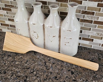 Handmade Wood Spatula in Reclaimed Cherry Hardwood/Handmade Kitchen Utensils/Eco Friendly USA Made/Fast And Free Shipping