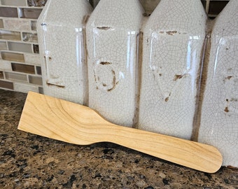 Mini Handmade Wood Spatula in Reclaimed Cherry Hardwood/Handmade Kitchen Utensils/Eco Friendly USA Made/Fast And Free Shipping