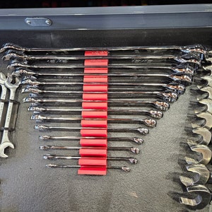 3D Wrench Holder Space Saver/ Tools/Modular Wrench Organizer/ 3D Printed Made in USA/free shipping