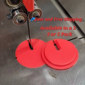 2/3/or5 Pack Bandsaw Table Inserts Fits Porter Cable/Bandsaw table Inserts 2.5&quot; Diameter/Made in The USA