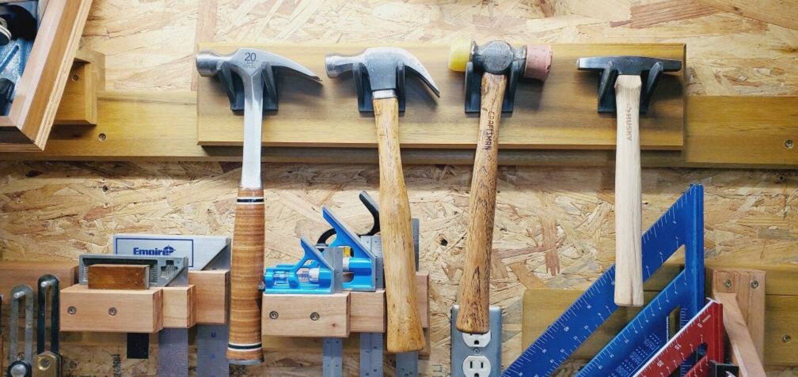 2 Pack Hammer Holder/ Tool Holder/ Wall Mountable Tool Etsy