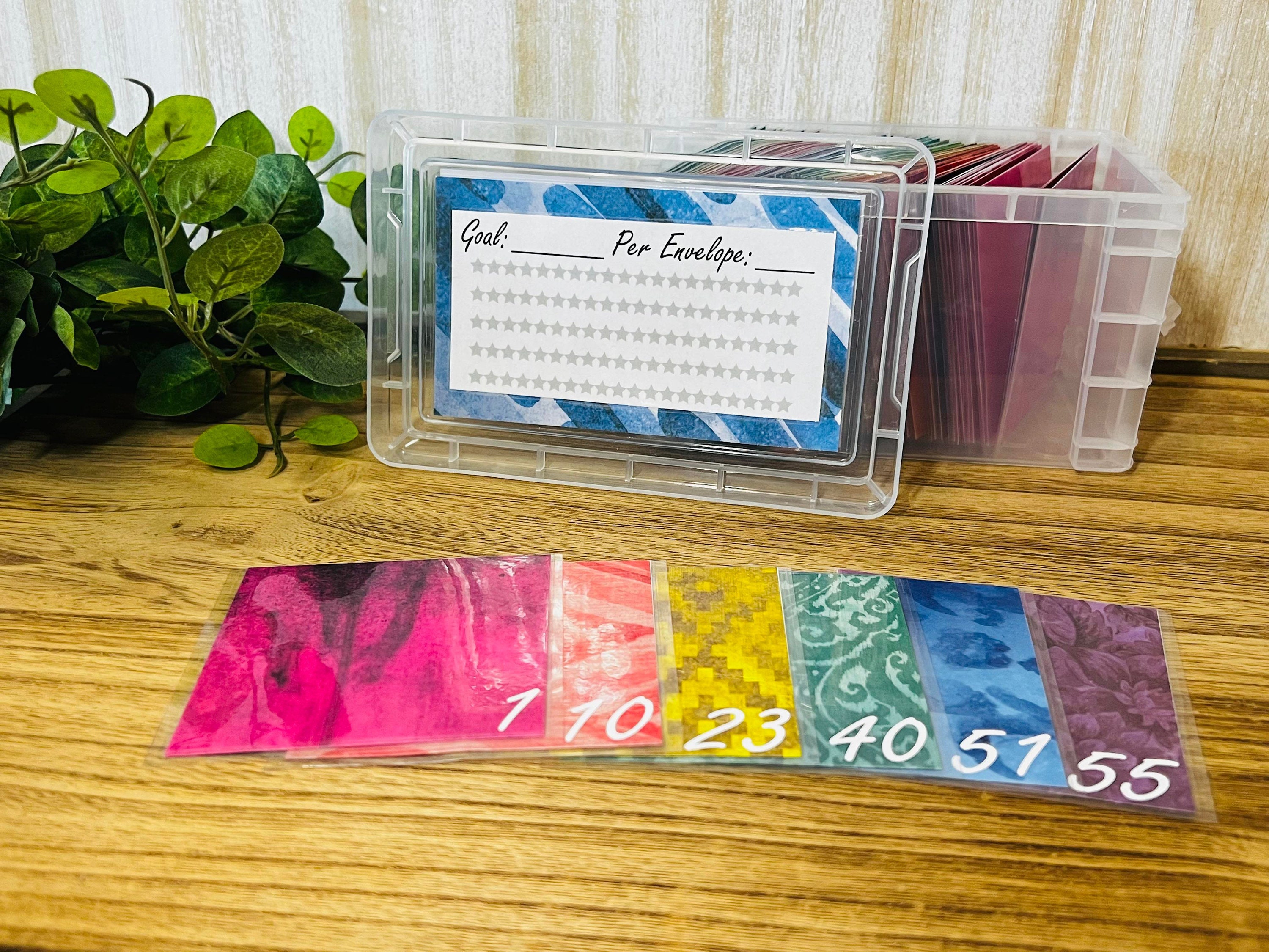 100 Envelope Savings Challenge Box, Money Saving Kit, 100 Envelope ...