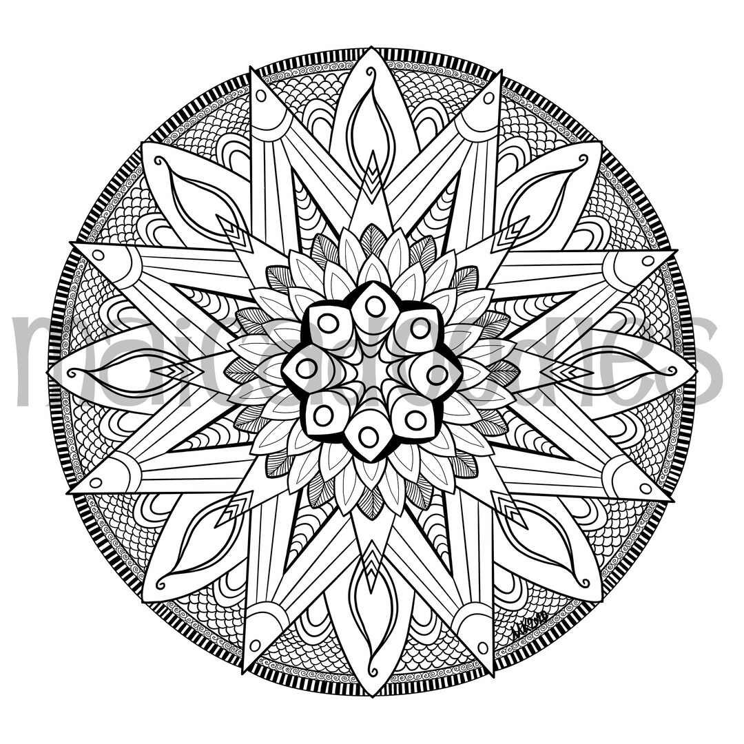Coloring Page 'scales,' Instant Download, Print at Home, Color and ...