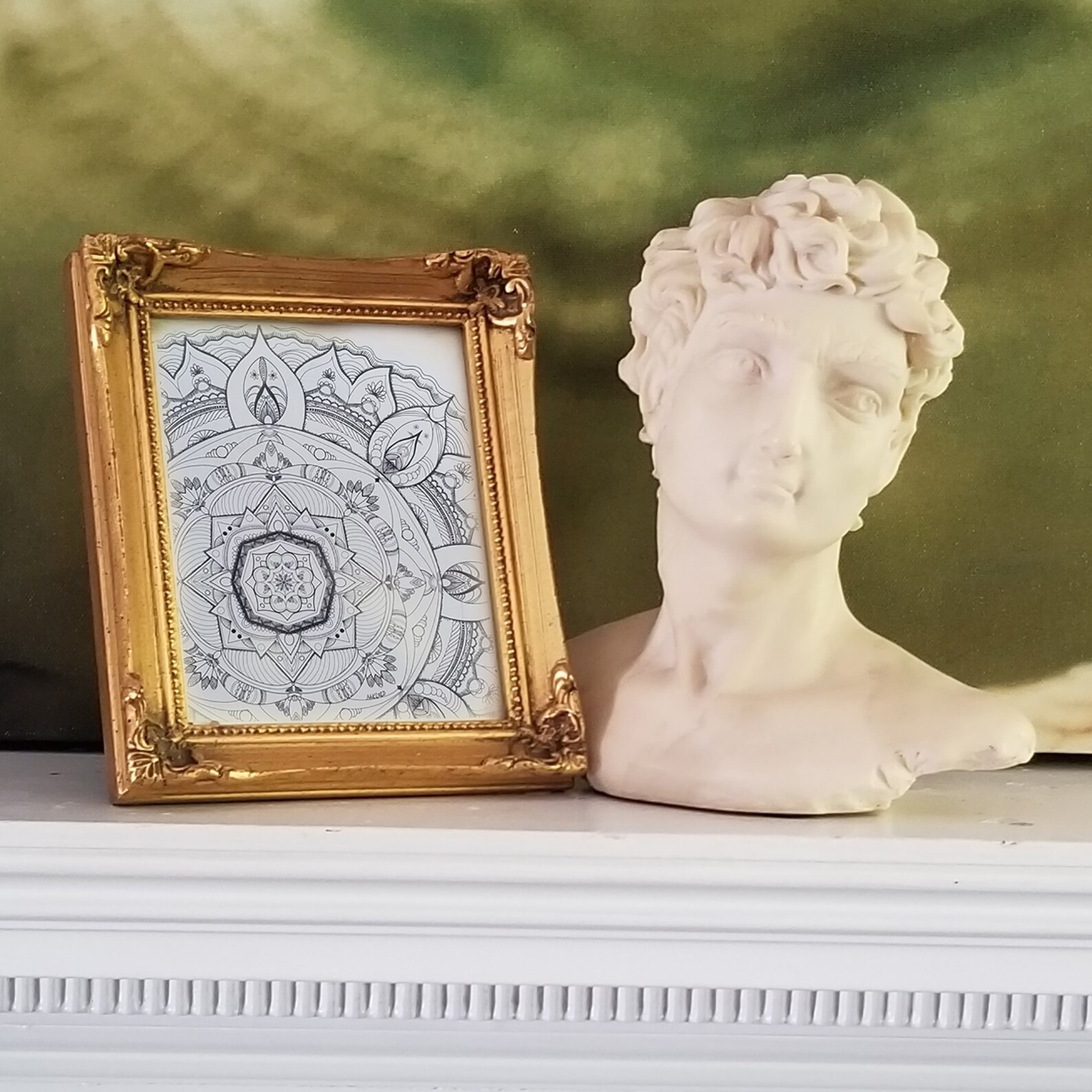 Coloring Page 'ornate,' Instant Download, Print at Home, Ornate ...