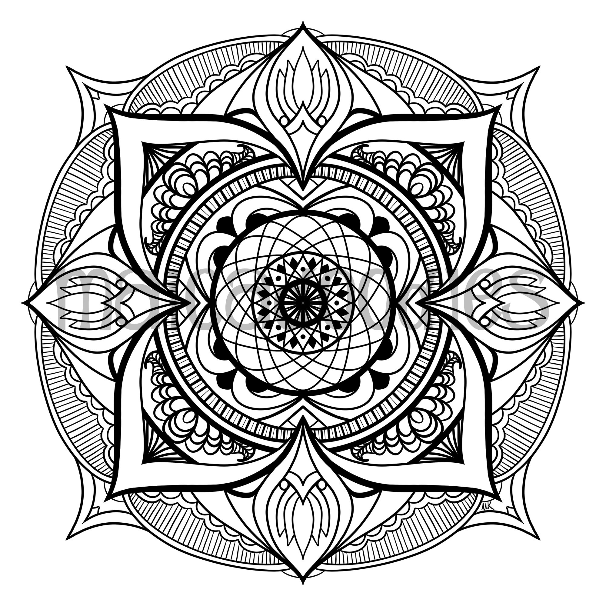 Mandala Coloring Book for Adults with Mandalas, Chakras, Yantras, Mehndi on  Thick Artist Paper with a Spiral Binding on the Top in Hardback by Victoria  Chukalina