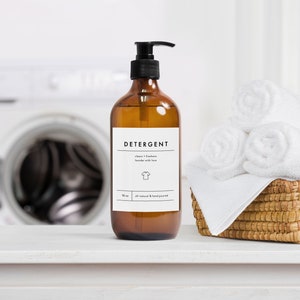 Paquete de 6 etiquetas imprimibles minimalistas para ropa, etiquetas minimalistas para ropa, etiquetas para botellas de jabón, descargas digitales