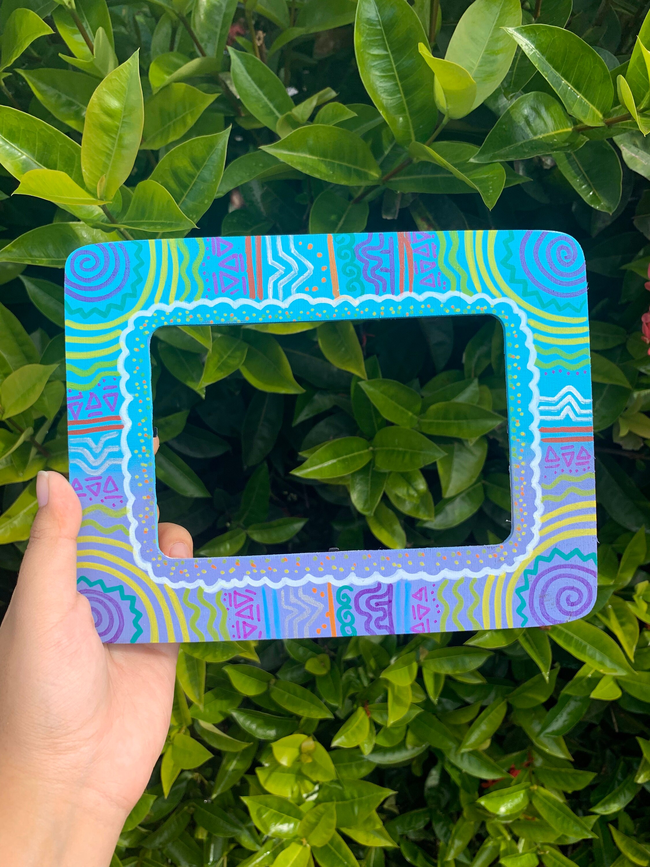 Colorful Horizontal Photo Frame Picture Frame for Room Etsy