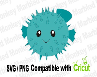 Download Puffer Fish Svg Etsy