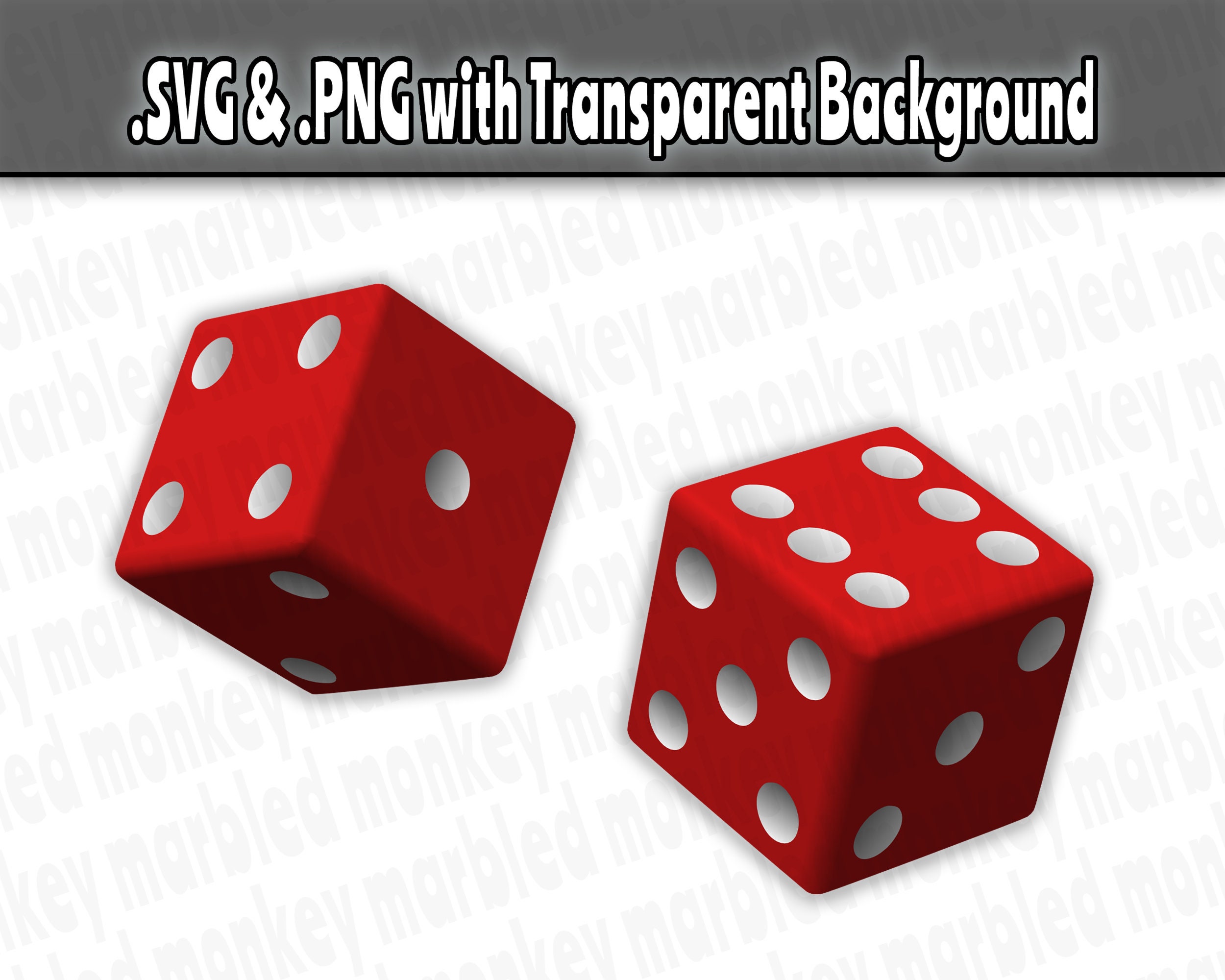 Red Dice SVG Rolling Dice Clipart Dice Cubes PNG Gambling Etsy Australia