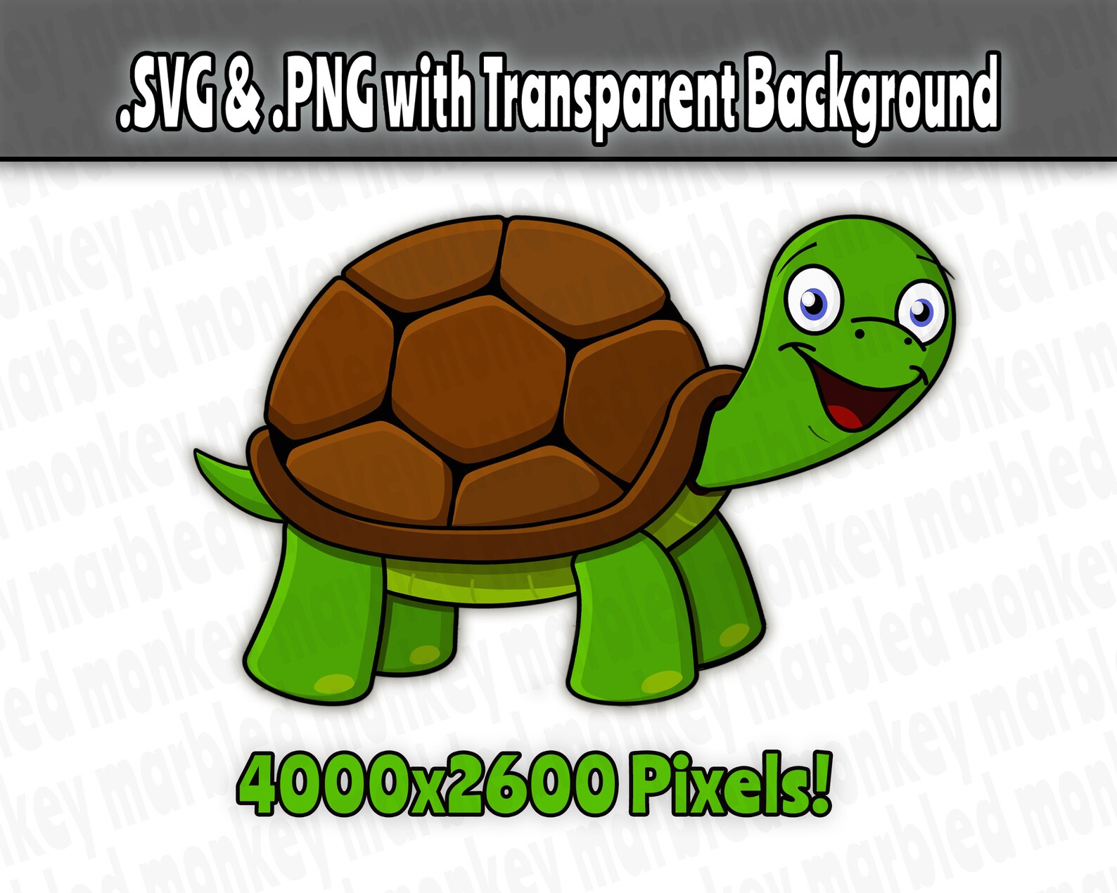 Download Cute Turtle SVG Cartoon Turtle Clipart Baby Turtle Design ...