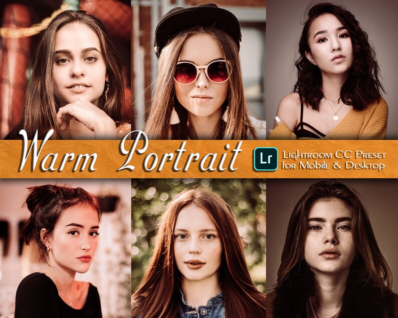 Fashion Blogger Fall Preset Warm Portrait Preset for Lightroom CC Mobile /& Desktop Beauty Preset LR Mobile Preset for Desktop