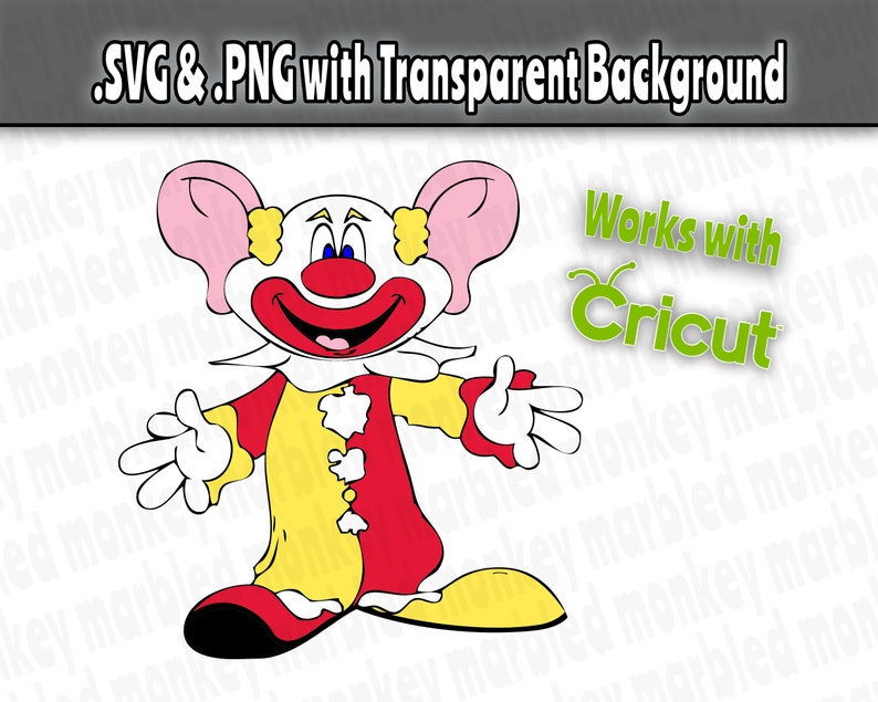 Creepy Clown SVG Clown Clip Art Clown Vector Illustration - Etsy