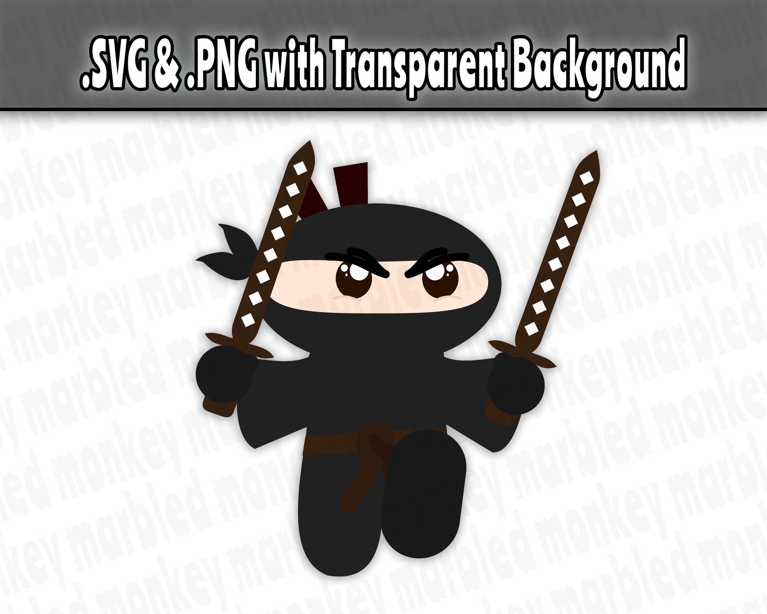Download Cartoon Ninja Svg Cute Ninja Clipart Ninja Clip Art Ninja Etsy