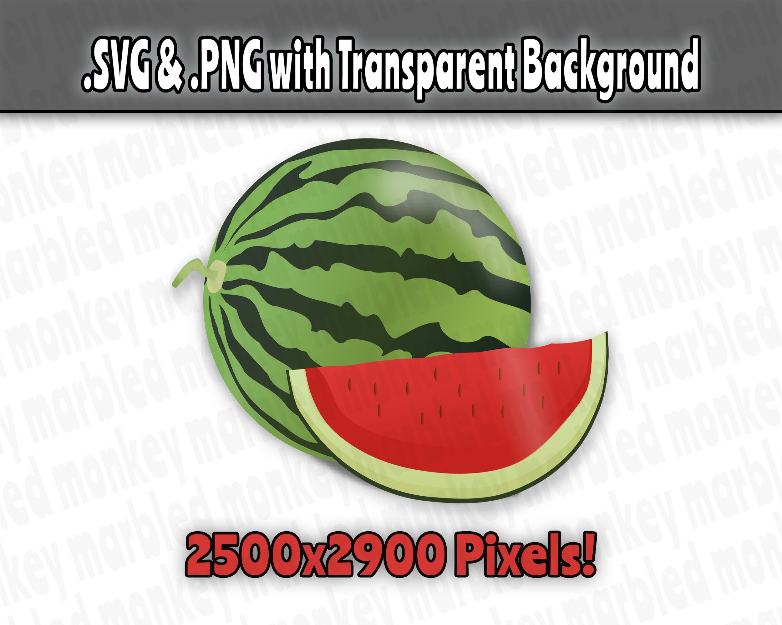 Download Watermelon Svg Watermelon Clipart Watermelon Design Fruit Etsy