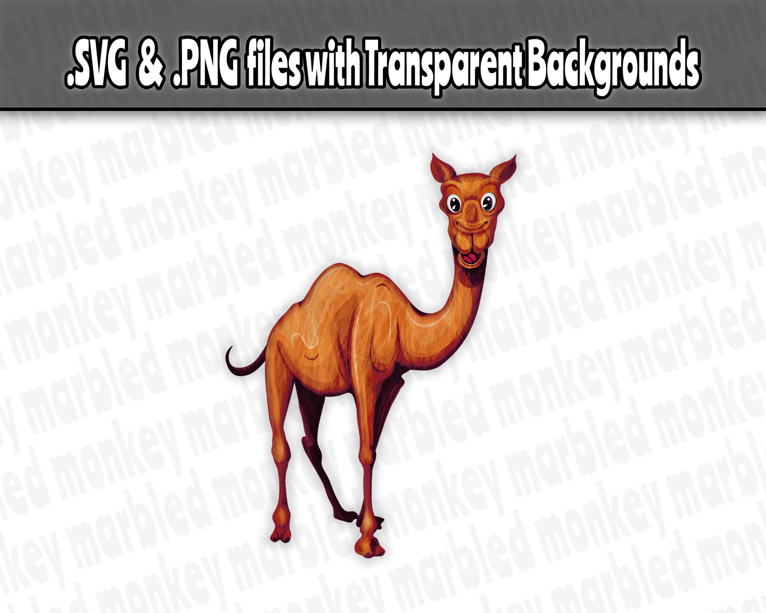 Download Cartoon Camel Svg Silhouette Included Desert Animal Clipart
