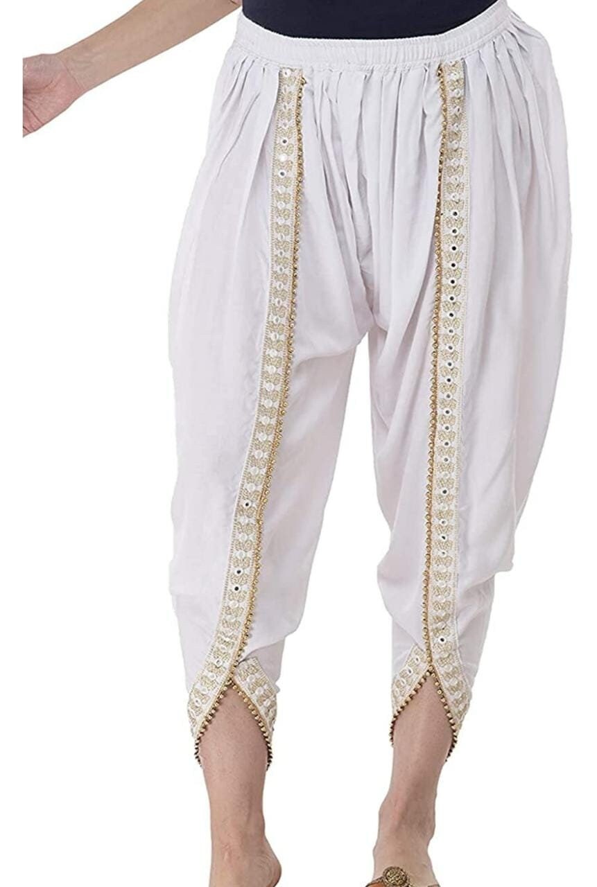 Men Blue Colour Polyester Panjakejam / Dhoti Pant – SETHUKRISHNA