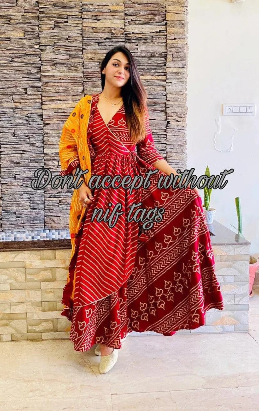 printed frock suit with plazo