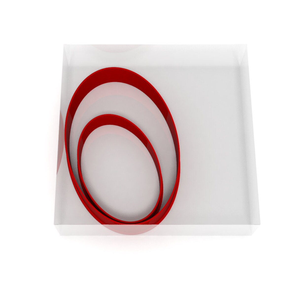 Oval Cookie Cutter Set of 2 Fondant Icing Cake Biscuit Dough Etsy UK