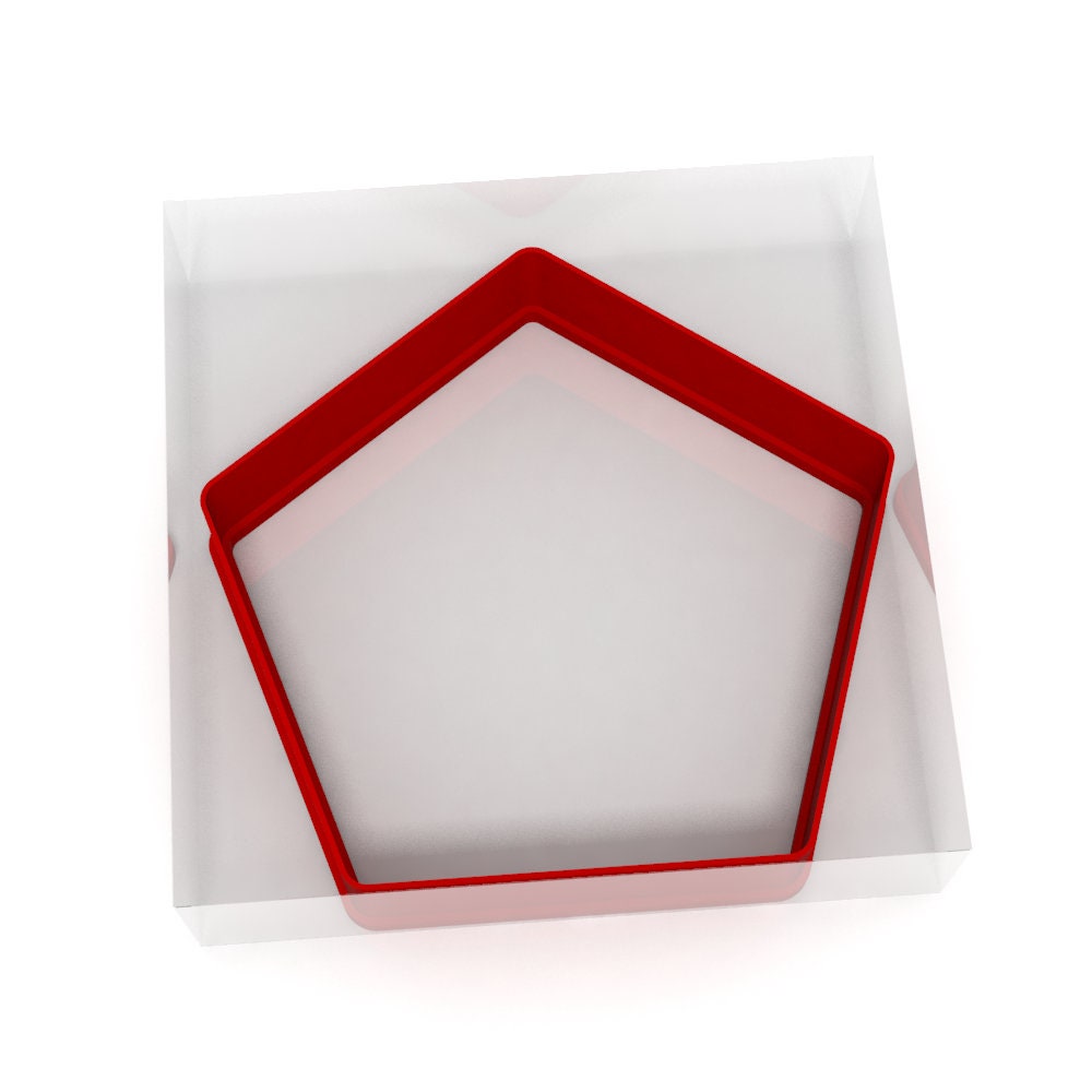 8CM Pentagon Cookie Cutter Fondant Icing Cake Biscuit Dough Etsy