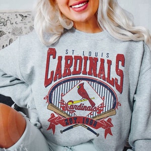 St. Louis Baseball Sweatshirt Vintage Style St. Louis Baseball Crewneck Sweatshirt St. Louis EST 1882 Sweatshirt Game Day image 2