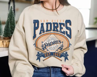 San Diego Baseball Sweatshirt | Vintage Style San Diego Baseball Crewneck Sweatshirt | San Diego EST 1969 Sweatshirt | Game Day