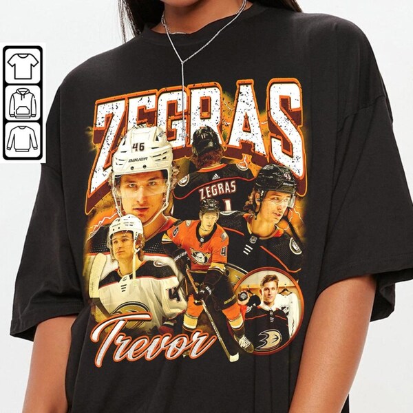 Trevor Zegras Anaheim Hockey Shirt, Ducks Hockey Shirt Christmas Gift Unisex, Hockey 90s Vintage Fan Gift 1910 PTTH