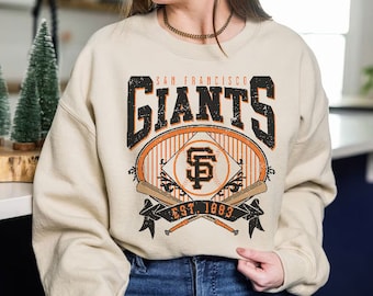 San Francisco Baseball Sweatshirt | Vintage Style San Francisco Baseball Crewneck Sweatshirt | San Francisco EST 1883 Sweatshirt | Game Day