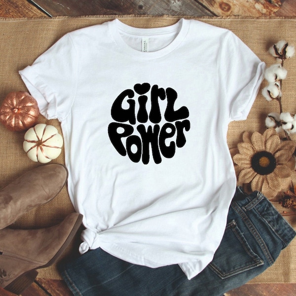Girl Power T Shirt Etsy