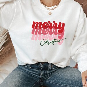 Merry Christmas Retro Shirt, Christmas Shirt For Family, Christmas Pajama, Christmas Family Matching Shirt