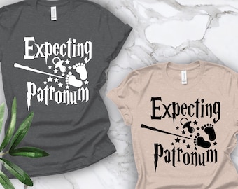 Expecting Patronum Pregnancy Announcement Shirt