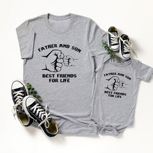 Father and Baby Shirt Set, Matching Daddy and Me, Matching T Shirt for Dad and Son, Gift for Dad and Son, Baby Shower gift