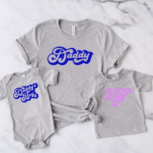 Retro Daddy Shirt, Daddy&#39;s boy tshirt, daddy&#39;s girld shirt, Him, Gift For Dad, Retro Daddy Shirt, Fathers Day Present, Softstyle
